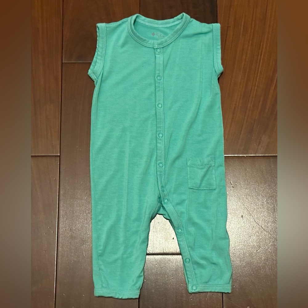 Kyte Baby - Sleeveless Romper / Teal